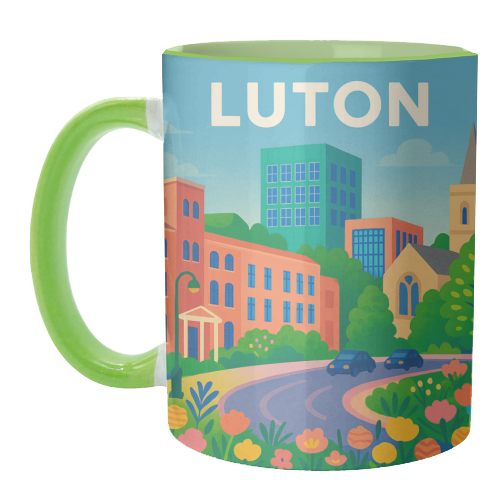 Pretty Luton - unique mug by Lilly Rose