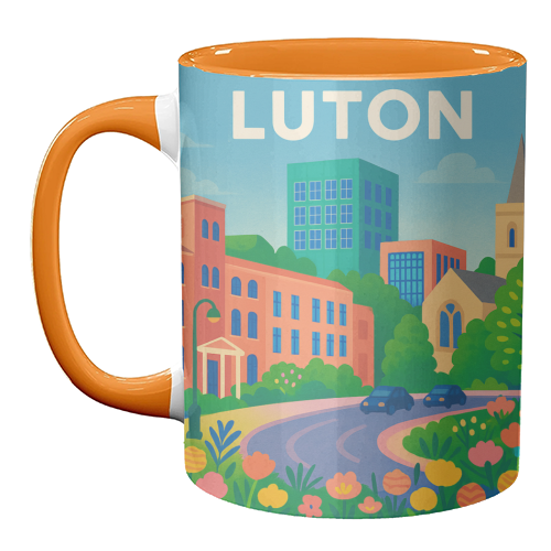 Pretty Luton - unique mug by Lilly Rose