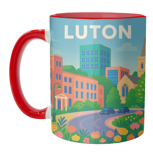 Pretty Luton - unique mug by Lilly Rose