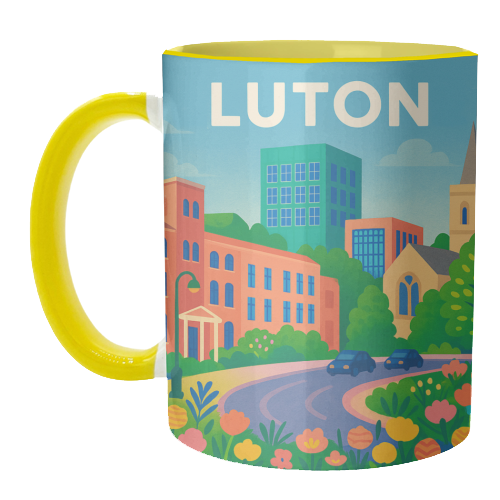 Pretty Luton - unique mug by Lilly Rose