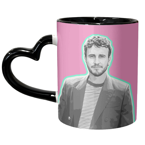 Pretty Paul - unique mug by DOLLY WOLFE