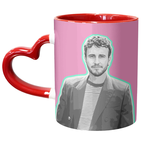 Pretty Paul - unique mug by DOLLY WOLFE