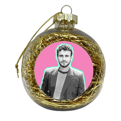Pretty Paul - xmas bauble by DOLLY WOLFE
