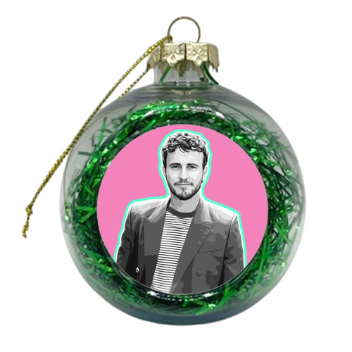 Pretty Paul - xmas bauble by DOLLY WOLFE