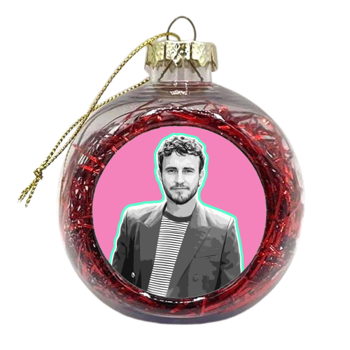 Pretty Paul - xmas bauble by DOLLY WOLFE