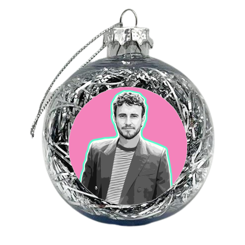 Pretty Paul - xmas bauble by DOLLY WOLFE