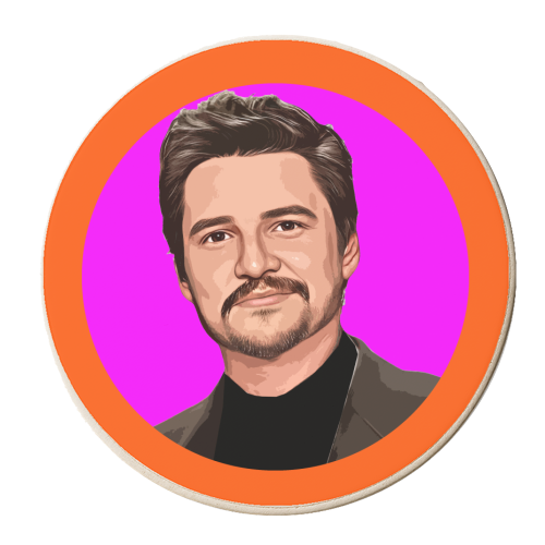 PRETTY PEDRO - personalised beer coaster by DOLLY WOLFE