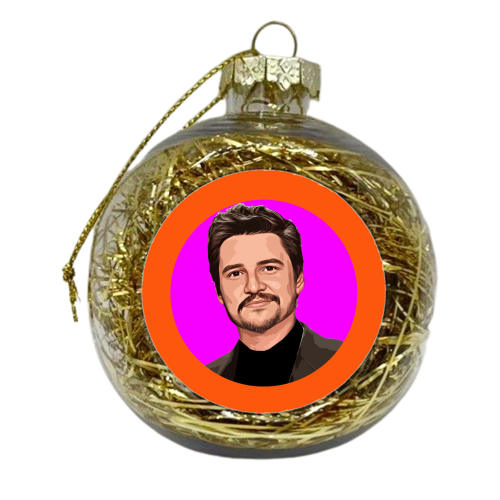 PRETTY PEDRO - xmas bauble by DOLLY WOLFE