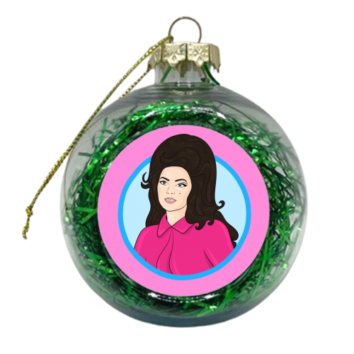 Pretty Priscilla - xmas bauble by Eloise