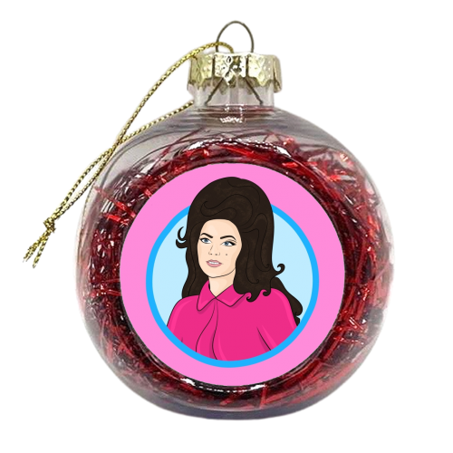 Pretty Priscilla - xmas bauble by Eloise