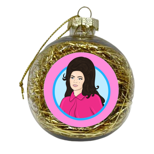 Pretty Priscilla - xmas bauble by Eloise