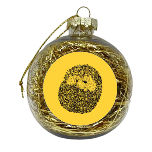 Prick - xmas bauble by Martina Scott