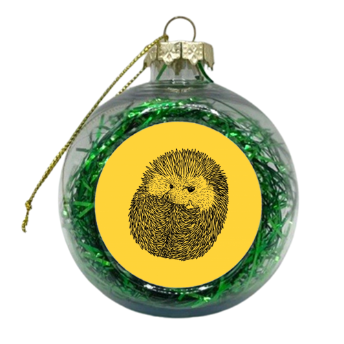 Prick - xmas bauble by Martina Scott