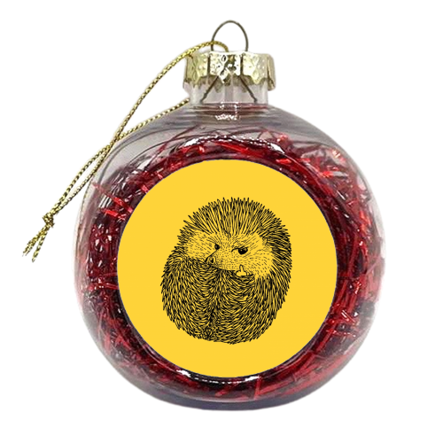 Prick - xmas bauble by Martina Scott