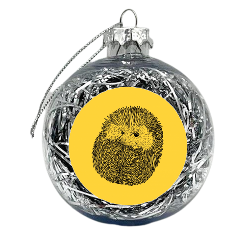 Prick - xmas bauble by Martina Scott