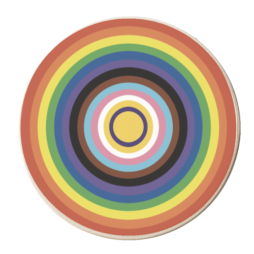 Pride Circle - personalised beer coaster by ARTECCO