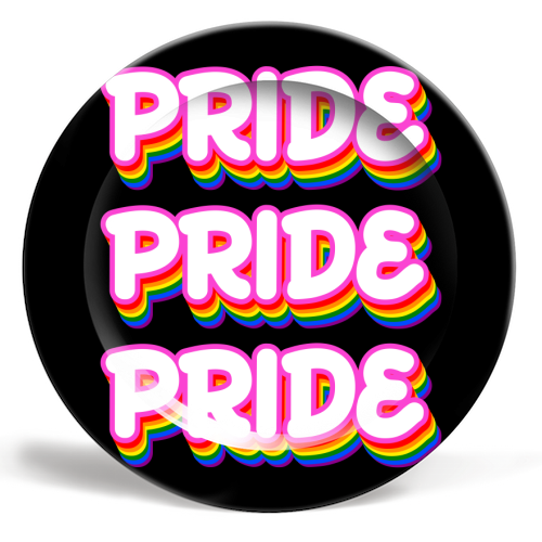 Pride Month - ceramic dinner plate by EZbie