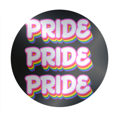 Pride Month - Circle Sticker by EZbie
