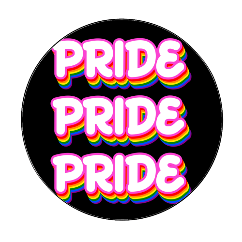 Pride Month - Circle Sticker by EZbie