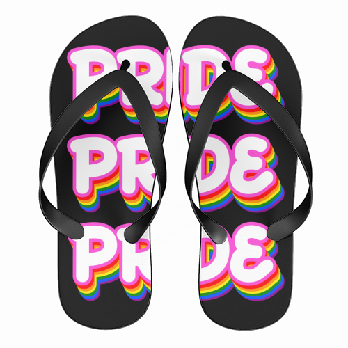 Pride Month - funny flip flops by EZbie