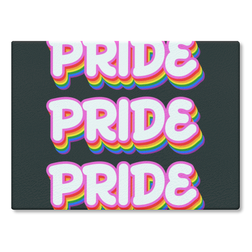 Pride Month - glass chopping board by EZbie