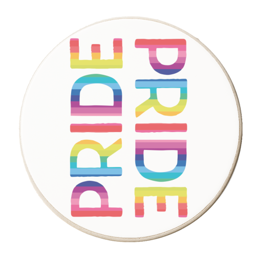 PRIDE - personalised beer coaster by The Boy and the Bear