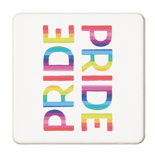 PRIDE - personalised beer coaster by The Boy and the Bear