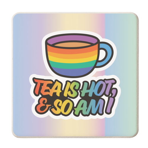 Pride Rainbow Collection - personalised beer coaster by Vallely Studios