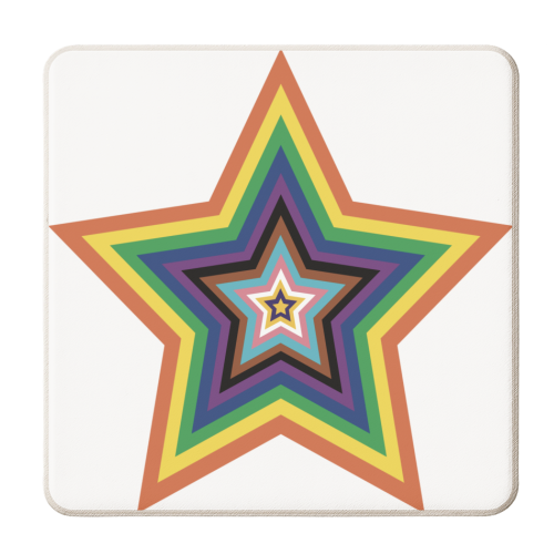 Pride Star - personalised beer coaster by ARTECCO
