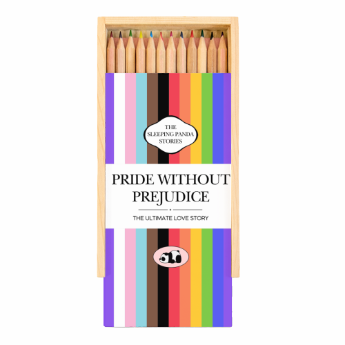 PRIDE WITHOUT PREJUDICE - Coloured Pencils with Box by Ms Doodle