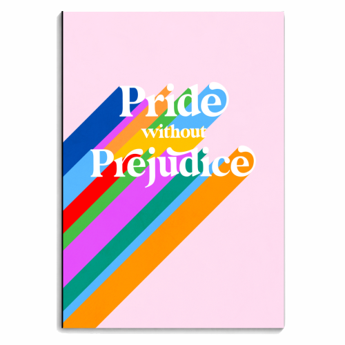 Pride without Prejudice - personalised A4, A5, A6 notebook by Dominique Vari