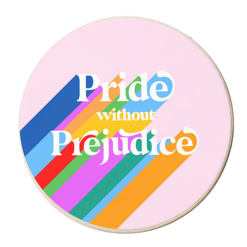 Pride without Prejudice - personalised beer coaster by Dominique Vari