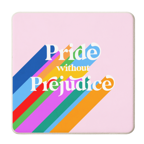Pride without Prejudice - personalised beer coaster by Dominique Vari