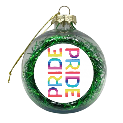 PRIDE - xmas bauble by The Boy and the Bear