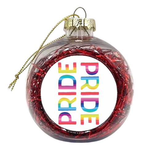 PRIDE - xmas bauble by The Boy and the Bear