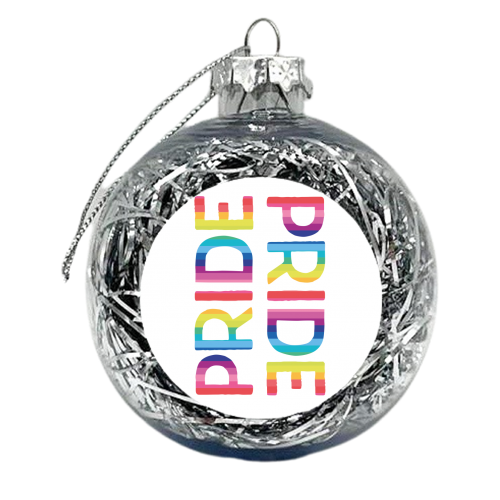 PRIDE - xmas bauble by The Boy and the Bear