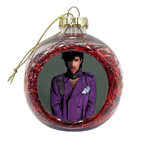 Prince - xmas bauble by Dan Avenell