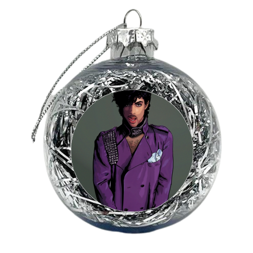 Prince - xmas bauble by Dan Avenell