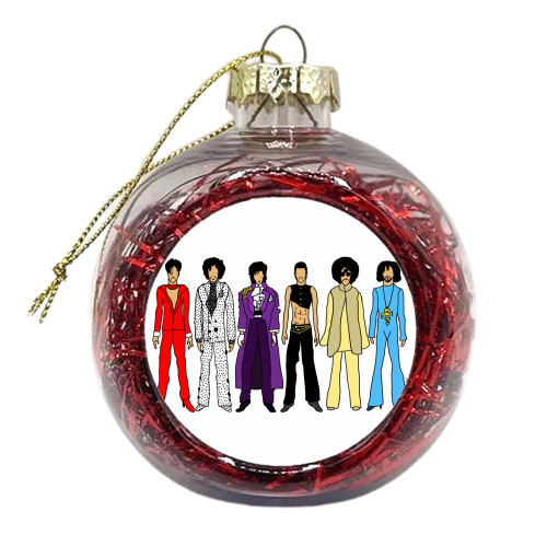 Prince - xmas bauble by Notsniw Art