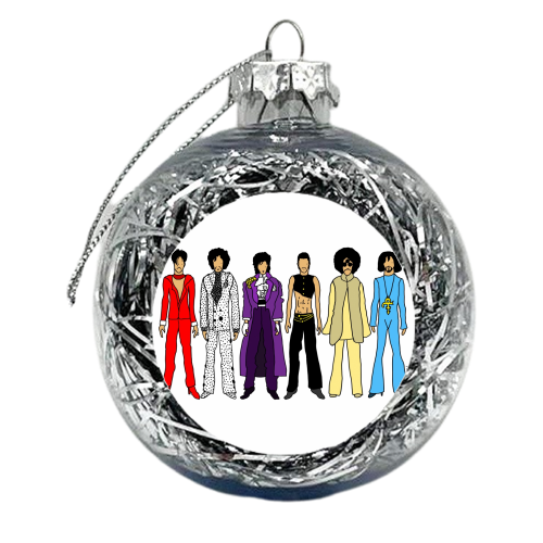Prince - xmas bauble by Notsniw Art