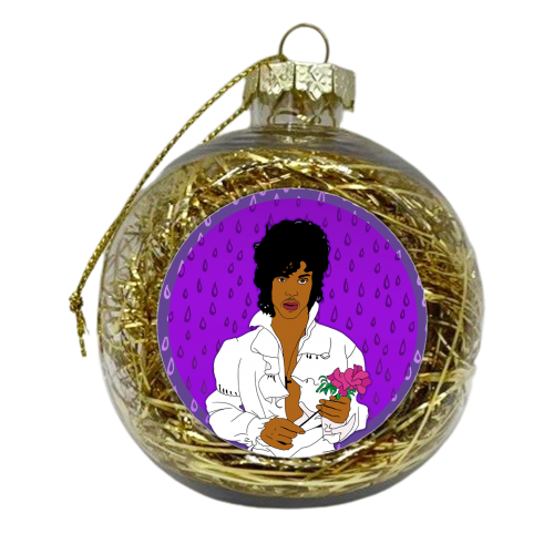 Prince of Purple - xmas bauble by Bite Your Granny