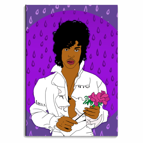 Prince of Purple - personalised A4, A5, A6 notebook by Bite Your Granny