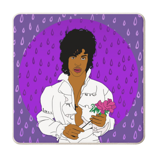 Prince of Purple - personalised beer coaster by Bite Your Granny