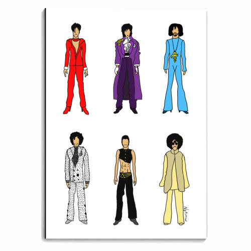 Prince - personalised A4, A5, A6 notebook by Notsniw Art