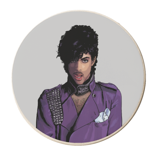 Prince - personalised beer coaster by Dan Avenell