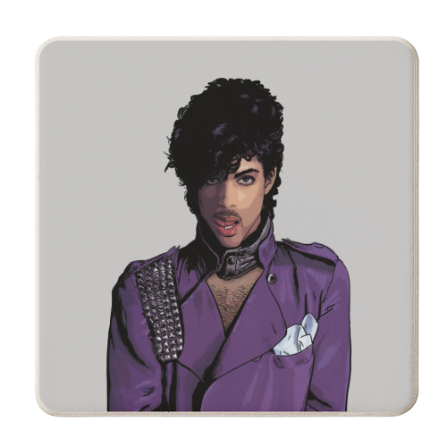 Prince - personalised beer coaster by Dan Avenell