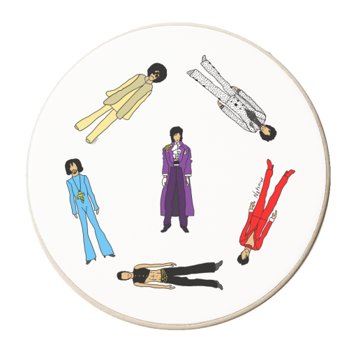 Prince - personalised beer coaster by Notsniw Art