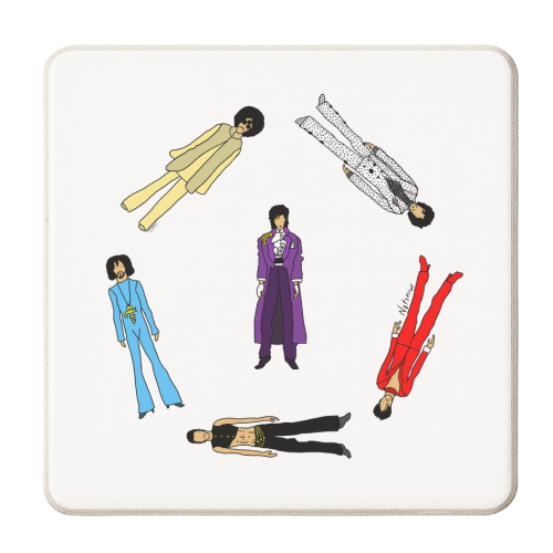 Prince - personalised beer coaster by Notsniw Art