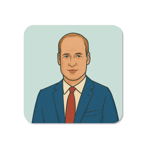 Prince William - Magnet by Ms Doodle