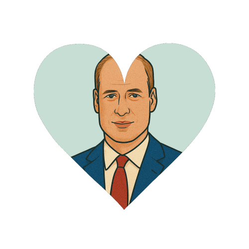Prince William - Magnet by Ms Doodle